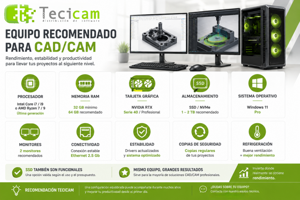 El ordenador ideal para CAD/CAM